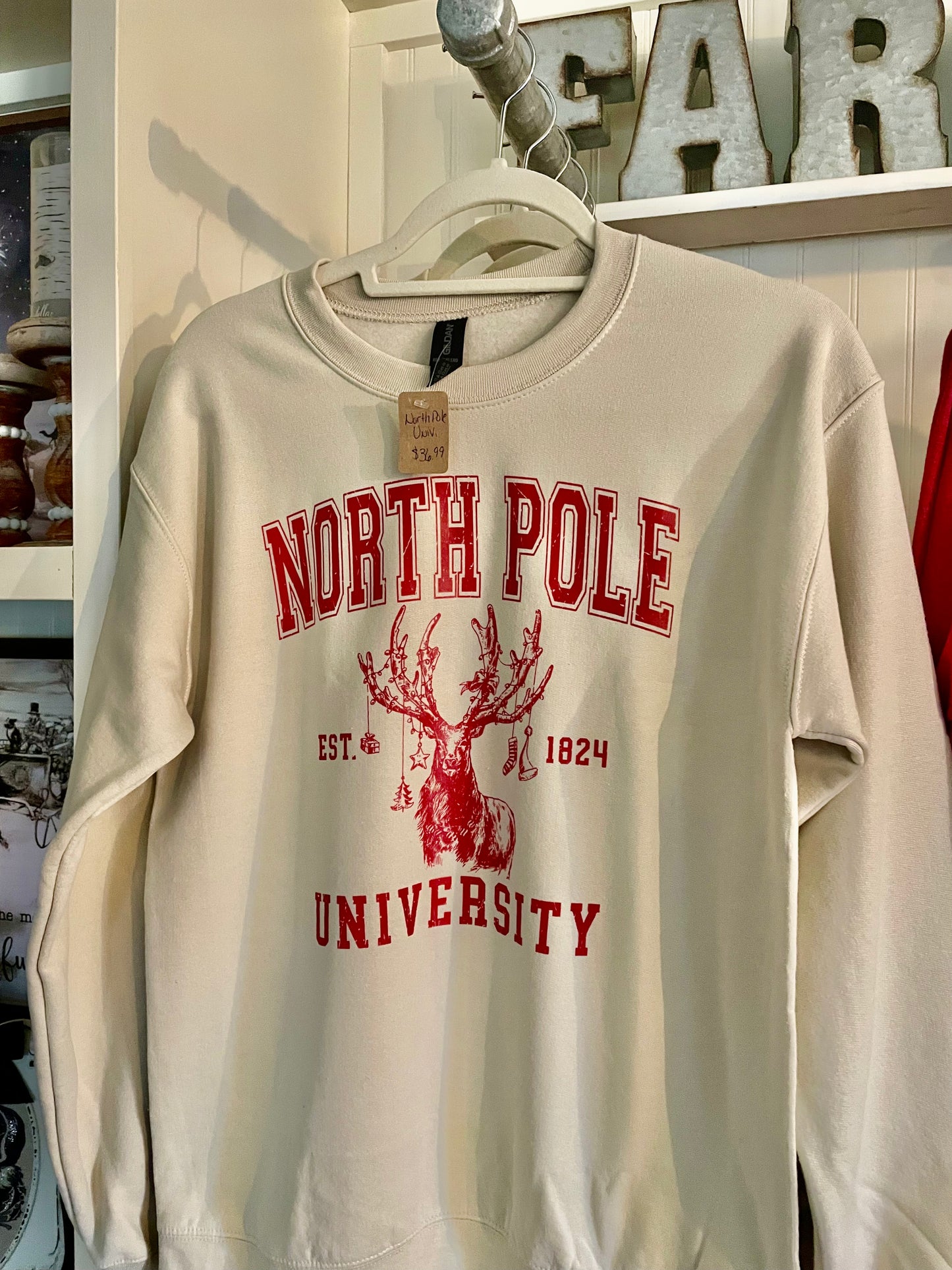 North Pole University - Festive Sweatshirt